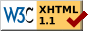 W3C valid XHTML